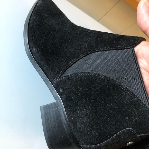 *MARC FISHER Unisex Chelsea Pointy Western Suede Bootie Women’s Size 7.5 Booties - Picture 5 of 11